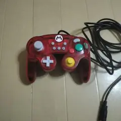 ゲームキューブコントローラー クリアレッド