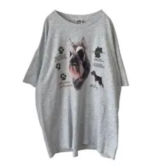 ミニチュアシュナウザー 犬 tシャツ 00s
