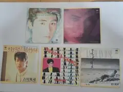 吉川晃司　シングルレコード５枚セット