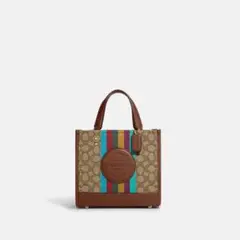 COACH ストライプ柄 ショルダーバッグ