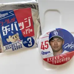 中日ドラゴンズ シークレット缶バッジ　土田龍空