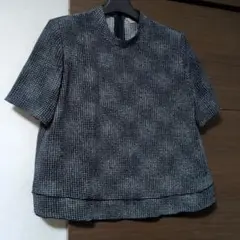ヒトシタムラ ちりめん半袖トップス