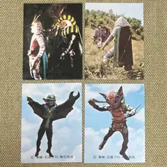 カルビー仮面ライダーカード4枚セット