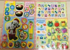 【美品】わんわん いないいないばぁっ！シール 2シート