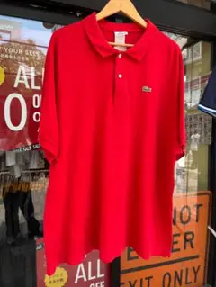 00s　ラコステ　ポロシャツ 　４XL　オーバーサイズ　US古着