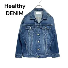 Healthy DENIM オーバーサイズ　デニムジャケット XS ゆったり