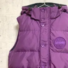 フード着脱可 stussy ダウンベスト ヴィンテージ古着 old stussy