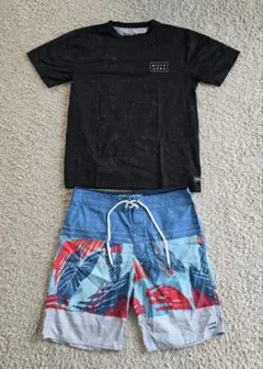 BILLABONG 水着 ラッシュガードとハーフパンツのセット