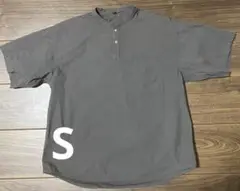 無印良品 涼感ヘンリーネック半袖布帛Ｔシャツ Sサイズ