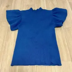 GRLフレアスリーブハイネックニットトップス　フリーサイズ