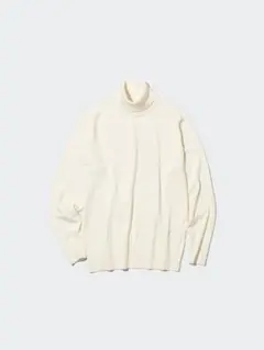 UNIQLO　エクストラファインメリノタートルネックセーター（長袖）