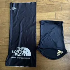 ノースフェイス & アディダス　ネックゲーター