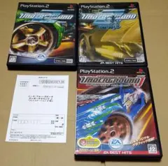 ニード・フォー・スピード アンダーグラウンド PS2 3点セット ..