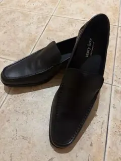 TEXCY LUXE TU-7015 ブラック スリッポン