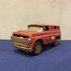 ビンテージ　マルサン製　ブルドッグ　ブリキカー　郵便車両　動作確認済　長期保管品 ビンテージ マルサン製 ブルドッグ ブリキカー 郵便車両 動作