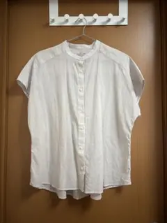 無印良品 フレンチスリーブ 半袖シャツ XS-S