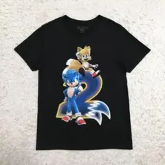SONIC2 SEGA ソニック2 Tシャツ セガ テイルス ブラック M 映画
