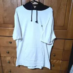 メンズパーカー 夏服 フード付き ポケット付き Tシャツ