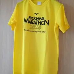 EDOGAWA MARATHON 2024 イエロー Tシャツ Mサイズ