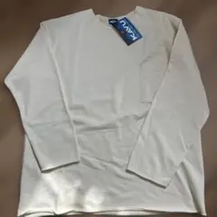 KAVU クリーム色 長袖Tシャツ　新品未使用