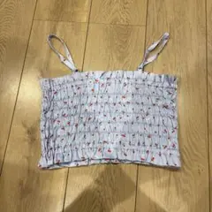 JENNILOVEチェリー柄ノースリーブトップス 150cm