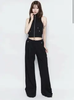 theredthread S pocket pants long black