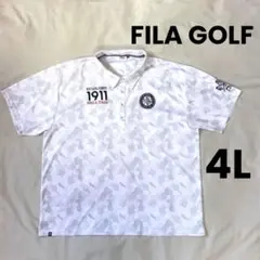 FILA GOLF 4Lサイズ ポロシャツ メンズ ゴルフ 大きいサイズ美品