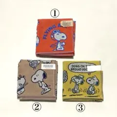 イオンスタイル　スヌーピー　３重ガーゼハンカチ　３枚セット　バラ売り不可