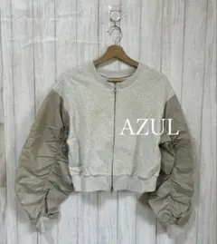 AZUL アズール ドッキング スウェット カーディガン アウター フリー