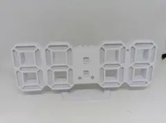 [動作確認済] ニトリ 3D文字LEDデジタル置き掛け兼用時計