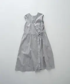 ネストローブ★ 【UpcycleLino】カシュクールワンピース