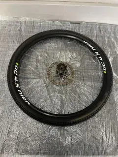 MTB 26インチ タイヤホイールセット 前輪のみ ディスクブレーキ付き