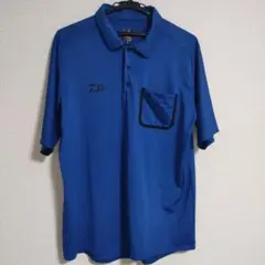美品！　ダイワ　DAIWA ポロシャツ　ブルー　XL