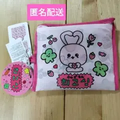 チェゴシム　エコバッグ【新品】うさゴシム　41×53cm　ピンク