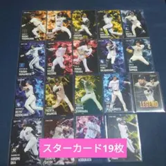 プロ野球チップス2025 第1弾　スターカード19枚セット