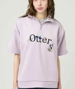 グラニフ　オッターズ　ハーフジップジャージTシャツ