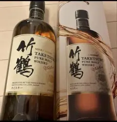 （新品、未開封）ニッカ 竹鶴 ピュアモルトウイスキー 700ml 43%