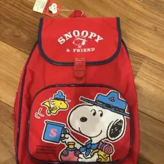スヌーピー リュック 赤