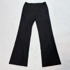 美品 theory セオリー ストレート ワイド パンツ ブラウン 薄手 サマー