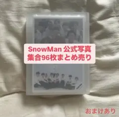 SnowMan 公式写真 集合 オフショ まとめ売り