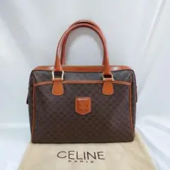美品 CELINE マカダム柄 ハンドバッグ