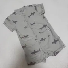 gelatopiqueサメ柄ロンパース 70cm