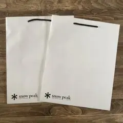 【美品】Snow Peak ショップバッグ 2枚 ★送料込み★