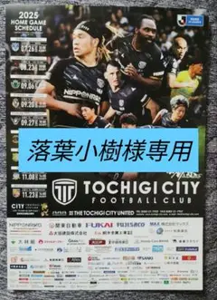 栃木シティ 2025 後半 シーズン チラシ 3枚
