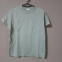 【美品】GU　半袖Tシャツ　グリーン　コットン　S