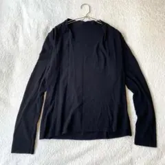 【セシオセラ】カットソー Uネック 長袖 無地 シンプル M