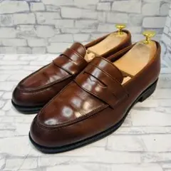 極美品 B:MING by BEAMS ペニーローファー ブラウン 25.5cm