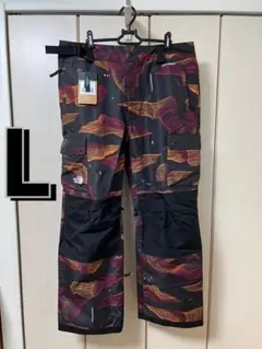 特価 高機能 ノースフェイス メンズスノーボードパンツ L 黒 スノーパンツ