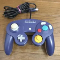任天堂　ゲームキューブコントローラー　バイオレット　クリア　純正