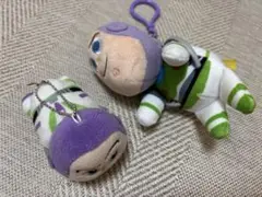 トイストーリー バズ ぬいぐるみ キーホルダー チャーム セット♡【新品】